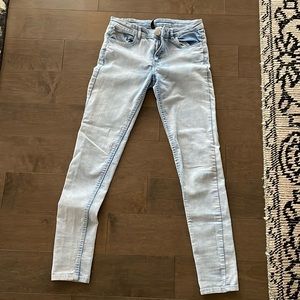 Denim skinny jeans